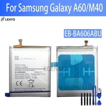 100% Oriģināls, EB-BA606ABU Akumulators Samsung A60/ M40 Tālrunis Nomaiņa Bateria