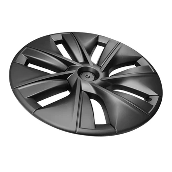 Auto Piederumi Melnās krāsas 19 collu Automašīnu Riteņu Rumbas Vāciņu dekoratīvie diski Rumbas Vāciņu Riteņu Segtu Modelis Y 2021 2022