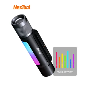 Nextool 12 1 lukturīti ūdensizturīgs speaker USB-C powerbank uzņemt Balss Aktivizēta Krāsu RGB Mūzikas Ritmu Gaismas