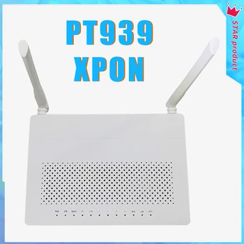 PT939g XPON 5G Šķiedrvielu Maršrutētāju Otrās Puses FTTH Sākotnējā GPON/EPON ONT Maršrutētāju Ethernet Fiber Optic Modelis WIFI 2.4 G&5G 1GE+3FE+2USB