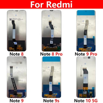5gab Oriģinālais LCD Displejs Xiaomi Redmi Piezīme 7 8 9 9S 10 5G 9T / Poco M3, X3 Pro LCD Displejs, Touch Screen Digitizer Montāža