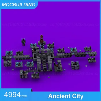 KM Celtniecības Bloki Seno Pilsētu Modelis DIY Apkopot Ķieģeļu Arhitektūras Sērijas Izglītības Creative Bērniem, Rotaļlietas, Dāvanas, 4994PCS