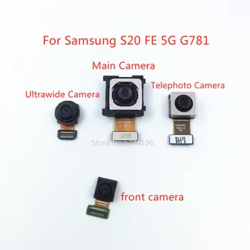1gb Atpakaļ big Galvenais Atpakaļskata Kamera priekšējā kamera Modulis Flex Kabelis Samsung Galaxy S20FE S20 FE 5G G781 Sākotnējā Aizstāt Daļu