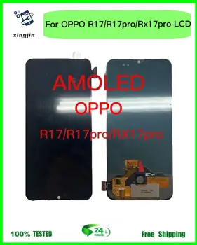 AMOLED Par OPPO R17 RX17 PRO LCD Displejs, Touch Screen Montāža Nomaiņa Aksesuārs OPPO RX17 Neo LCD Displejs R17 Pro