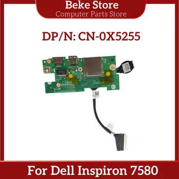 Beke Jaunu Oriģinālu DELL Inspiron 15 7580 Power Poga, USB SD Karšu Lasītājs IO plates 0X5255 KN-0X5255 X5255 Ātri Kuģi