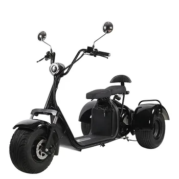 Elektriskais motocikls distanču 1000w elektriskā motorollera 70 km/h tricikls