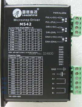 Sākotnējā Leadshine vadītāja M542 par 57HS22-A,lāzera iekārtas daļas, cnc router Montāža