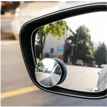 360 Grādu HD Blind Spot Spoguli Auto Reverse Bezrāmju Ultrathin Platleņķa Apaļi Izliekta Atpakaļskata Spogulis, Auto Piederumi