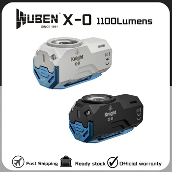 WUBEN X-0 Bruņinieks Tipa C Uzlādējams kabatas Lukturītis 1100Lumens jaunu 3-in-1 Pogas, Mazs un Pārnēsājams Ar Magnētisko