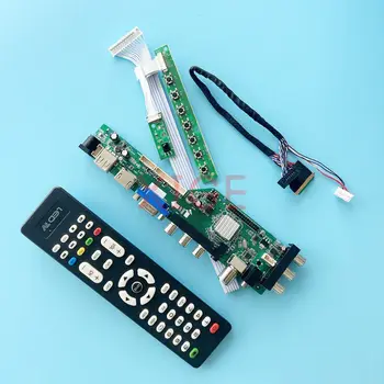 Par LP156WH2-TLA1/BA/C1/E1/Q1/RB Kontrolieris Valdes DIY Komplektu Digitālo Signālu DVB LVDS 40 Pin 1366*768 15.6