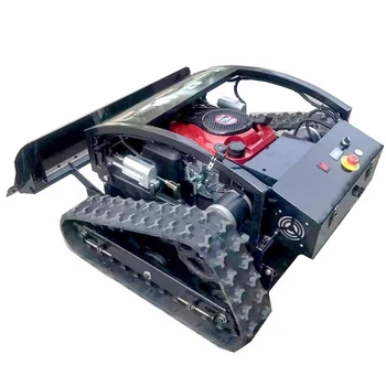 Augstas Kvalitātes elektriskie tālvadības AI robotu zāliena mowe CE Apstiprināt Zāles Griešanas Mašīna Kāpurķēžu krūmgrieži