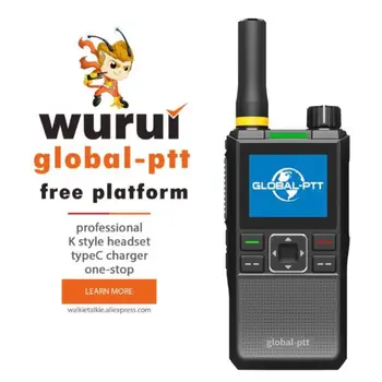 global-rācijas pasaules walkie talkie Wurui G2 POC radio kolektoru radio lielos attālumos tālruņiem profesional divvirzienu radio interneta policijas