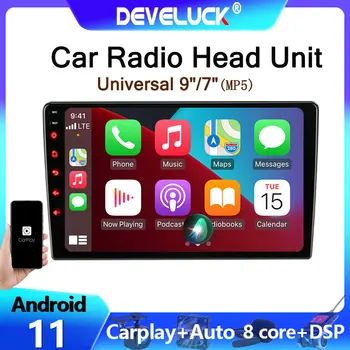 2din Android 11 Universālo Auto Radio Nissan Kia Honda, Toyota VW Multivides Video Atskaņotājs Carplay GPS Navigaion 7/9/