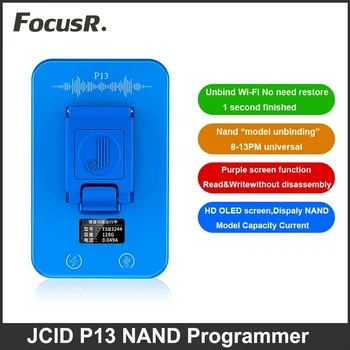 JC P13 PCIE NAND Cieto Disku, Lasīt, Rakstīt Programmētājs iPhone 8 X XS 11 12 13 Pro BGA110 Izņemt WIFI SYSCFG Datu izmaiņām Rīks