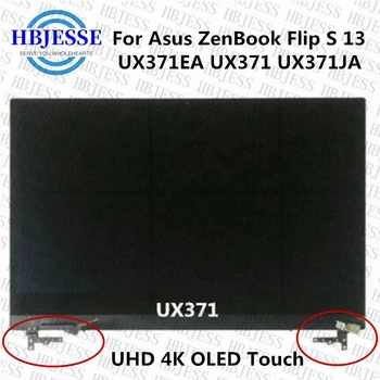 Sākotnējā JAUNO OLED panelis Asus ZenBook Flip S 13 UX371EA UX371E UX371 UX371JA screen touch LCD displejs montāža ar vāciņu