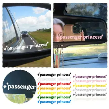 1pc Auto Uzlīmes Pasažieru Princese Spoguļi Auto Decal Minimālisma Citātus Gudrs Girly Auto Vinila Mākslas Uzlīmes Uzlīmes Dekori