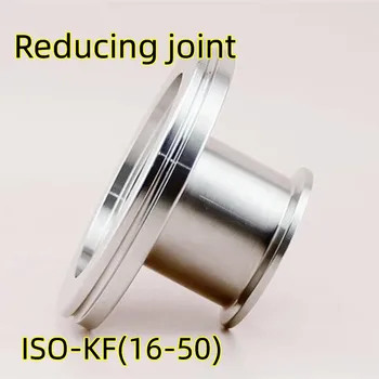 SS304 ISO80, lai KF16 KF25 KF40 KF50 Atloka Vakuuma Koniskā Samazinot Adapteris Vakuuma Spīles Quick Tri Skava Reduktoru salaiduma vietu Savienotājs
