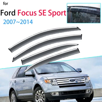 Auto Sānu Logu Aizsegu Nojume Sun Vāks Ford Focus SE Sporta MK1 U387 2007~2014 Deflektoru Winshield Toņos Aizsargs Piederumi