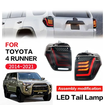 TOYOTA 4runner 2014. - 2020. gadam LED aizmugurējos lukturus, Lukturus, Bremžu Lampu Montāža Auto Piederumi Apkārtējā Lampas Auto Pārveidošanu