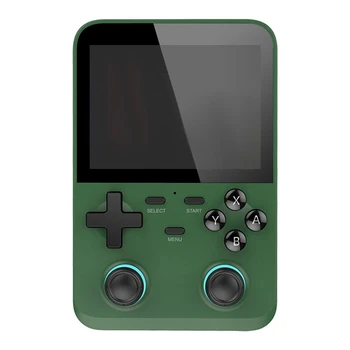 D007PLUS Retro PSP Arcade Rokas Spēļu Ierīci 10000+ Spēles 3.5 Collu IPS Ekrāns Linux Sistēmas Retro Spēļu dalībnieki (Zaļā krāsā)