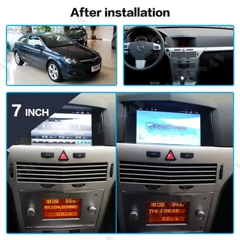 2Din Android Opel Astra H 2006 2007 2008 2009 2010 2011 Auto DVD Atskaņotājs, GPS Navigācijas Headunit Radio HD Multivides 2 Din