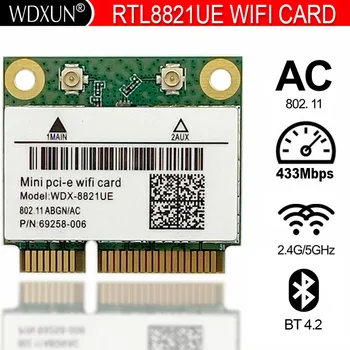RTL8821CE 802.11 AC Wi-Fi+BT 4.2 433Mbps WIFI 4.2 Bluetooth 2.4 GHz 5GHz dual-band mini PCIe wifi KARTI RTL8821 DELL, ACER, ASUS