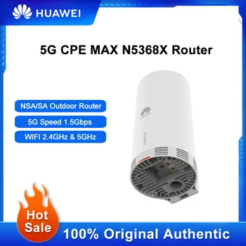 Atbloķēt Huawei 5G CPE MAX N5368X Āra WIFI Rūteris, 1.5 gb / s VDI+SA Tīkla Dual Band Wireless Repeater Ar Sim Kartes Slots