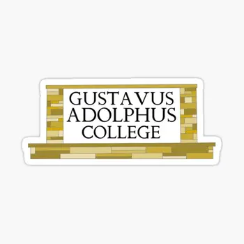 Gustavus Adolphus Koledžas Zīme 5GAB Auto Uzlīmes Logā Mājas Dekori Funny Mazulis Cute Karikatūra Izdrukāt Motociklu Klēpjdatoru Istaba