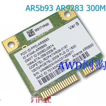 Tīkla wlan Karti Atheros AR5B93 AR9283 Pusi Mini PCI-E 802.11 b/g/n Bezvadu wlan Karti 300Mbps Pārbaudīta Arī