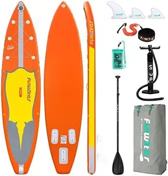 Piepūšamās Stand Up Paddle Board Ultra Vieglās Piepūšamās Paddleboard ar ISUP Piederumi,Spuras,Kajaku Sēdeklis,Regulējams Bradāt, ,Ba
