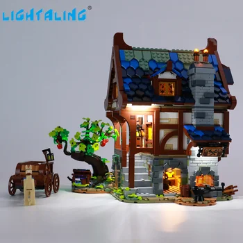 Lightaling Led Light Komplekts 21325 Viduslaiku Kalēja Celtniecības Bloki Komplekts (neietilpst Modelis), Ķieģeļu Rotaļlietas Bērniem