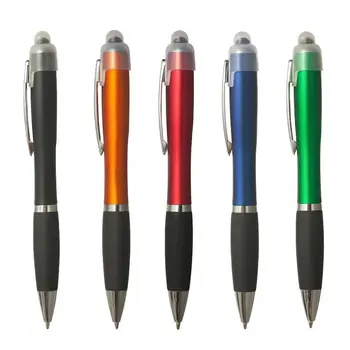Augstas kvalitātes veicināšana led gaismas lodīšu pildspalva zīmolu pasūtījuma logo reklāmas dāvanu lodīšu pildspalvu