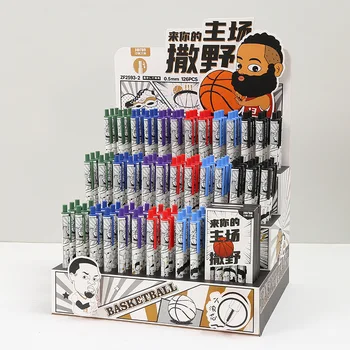 36PCS Basketbola sērijas cartoon nospiediet neitrāls pildspalvu metāla pretsvaru ST pildspalvu studentu pildspalvas vairumtirdzniecība