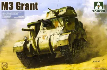 Takom 1/35 2086 Britu Vidējais Tanks M3 Dotācijas Modelis