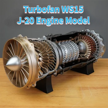 150 GAB.+ WS-15 Turbopropelleru Dzinēju Kustamo Cīnītājs Modelis 1/20 Mēroga Modeļu Komplekts DIY Montāžas Komplekti Elektriskie Montēt Rotaļlietas Bērniem Dāvanu