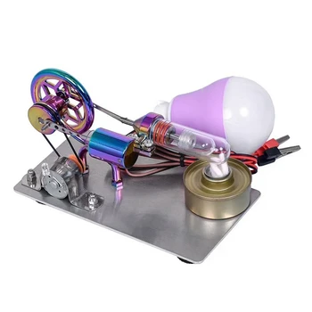 FBIL-Karstā Gaisa Stirling Dzinējs Modelis Ģenerators, Dzinēja Fizikas Eksperimentu Zinātnes Rotaļlietas Izglītības Zinātnes Rotaļlietas Multicolor
