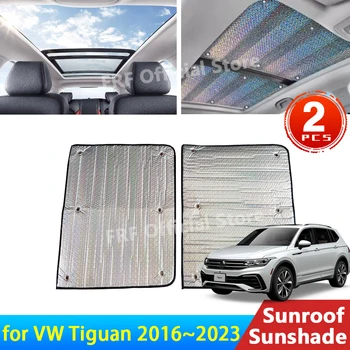Jumta lūka, Saulessargs par Volkswagen VW Tiguan MK2 2016~2022 2023 2019 2018 2017 Jumta Sauļošanās Siltumizolācija, Vējstikla Accessorie