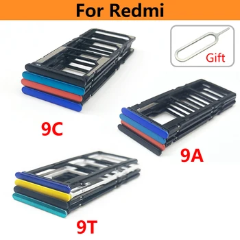 Jauns SIM Kartes Slots SD Kartes ligzda Turētāja Adapteris Xiaomi Redmi 9.A 9.C 9T Rezerves Daļas