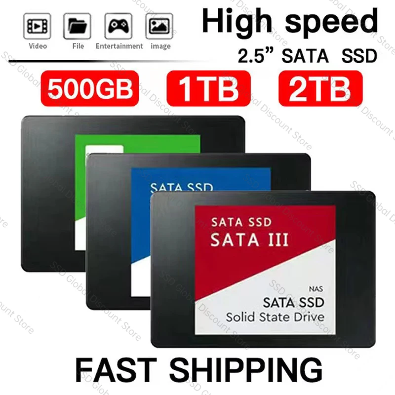 Ātri, SATA ssd sata 4tb 2.5 Collas lielu Ātrumu SSD 480GB 500GB HD 1 TB Iekšējais SSD disks 2TB Cieto Disku, Lai Portatīvo datoru SSD Grāmatiņa ps4